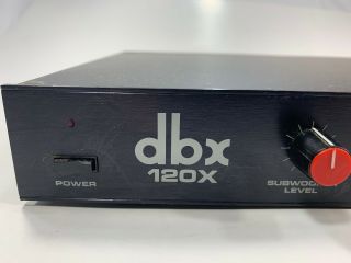 Vintage DBX 120X Subharmonic Synthesizer Electronic Crossover Made In Japan 2