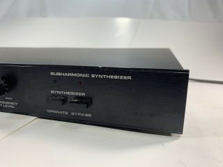 Vintage DBX 120X Subharmonic Synthesizer Electronic Crossover Made In Japan 6