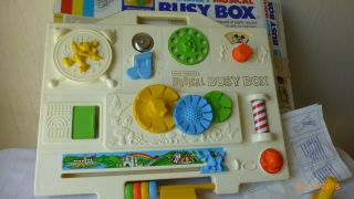 Vintage Child Guidance Disney Musical Crib Busy Box Crib Toy 1977 Prop 8