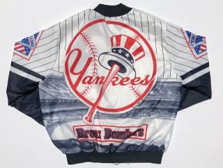 Vintage York Yankees Jacket 80s 90s 1989 Fanimation Chalk Line Jacket Rare