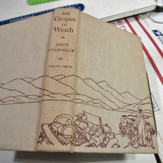 THE GRAPES OF WRATH/RARE 1st Edition/JOHN STEINBECK/ 1939/FINE BINDING 11