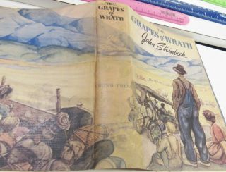 THE GRAPES OF WRATH/RARE 1st Edition/JOHN STEINBECK/ 1939/FINE BINDING 12
