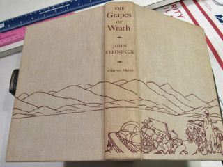THE GRAPES OF WRATH/RARE 1st Edition/JOHN STEINBECK/ 1939/FINE BINDING 4