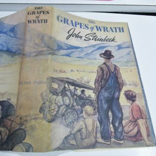 THE GRAPES OF WRATH/RARE 1st Edition/JOHN STEINBECK/ 1939/FINE BINDING 8