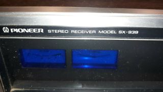 PIONEER SX - 939 VINTAGE STEREO RECEIVER 7