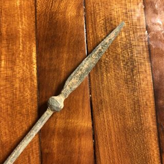 Ancient Greek Or Viking Style Bronze Spear Point Dagger Arrow Head European Old 2