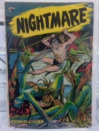 L@@k Nightmare 13 Matt Baker Cover Ow/white Pages Rare Scarce Glossy Cover