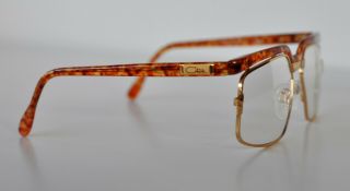 Cazal Vintage Eyeglasses - NOS - Model 246 - Col 747 - Gold,  Amber Brown 2