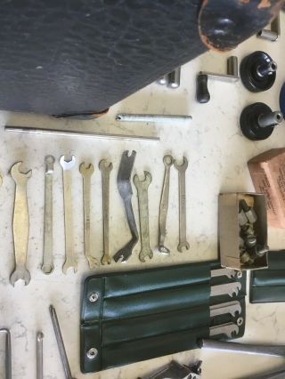 Typewriter Repair Tool Box Rare / Tools Wenches Benders Spring Hooks Pliers 7