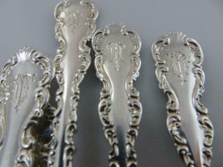 12 Berry Forks LOUIX XV 1891 Whiting Sterling Silver 4 - 1/2 
