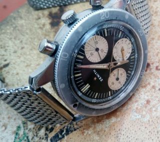 Rare Watch Zenith Sub Sea Diver Ref.  A277 Cal 146 H Chronograph
