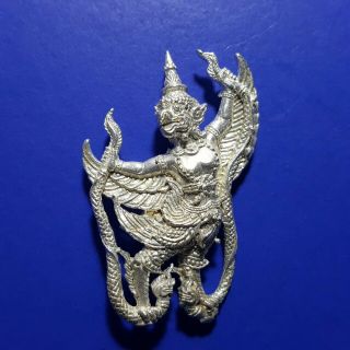 Amulet Garuda Metal Change Bad Luck To Good Luck Rich Prosperity Anti - Ghost Thai