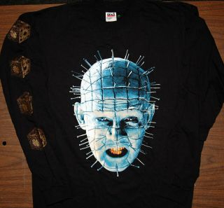 Vintage Hellraiser Pinhead Long Sleeve T - Shirt - - Xl - 1998 Tee - Puzzle Box