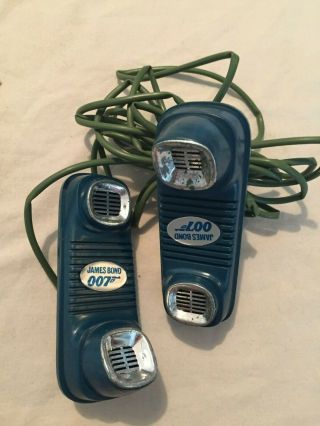 Vintage James Bond International Spy 007 Walkie Talkie Phone Toy