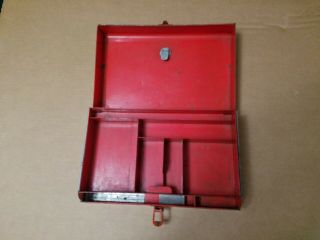 Vintage Snap On KR - 65B Small Rare Tool Box USA finish Metal Box 6