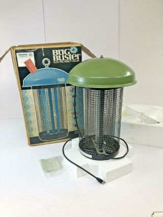 Vintage Bug Buster Electric Insect Zapper 1 Acre Mosquito Lantern Light Control
