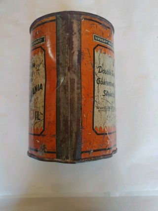 Vintage White & Bagley empty OILZUM MOTOR OIL CAN 1 quart early can 4