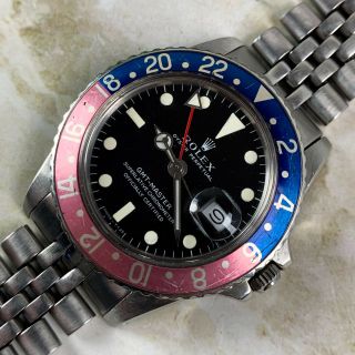 Vintage Rolex MK1 Matte Long E GMT - Master Wristwatch Ref.  1675 RARE NR 2