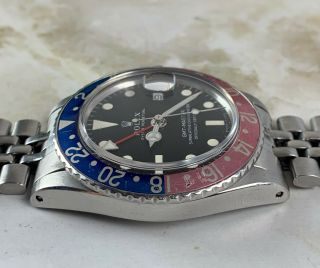 Vintage Rolex MK1 Matte Long E GMT - Master Wristwatch Ref.  1675 RARE NR 7