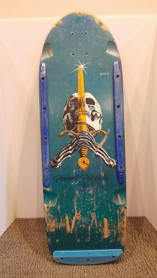 Vintage Powell Peralta - Sword And Skull - Ray Rodriguez Skateboard Deck.