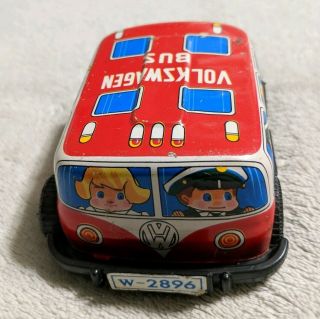 Volkswagen Vw Bus Friction Tin Litho Japan Vintage