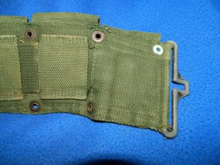 WWII US M1923 M1 Garand Cartridge Belt,  10 Pouches 7