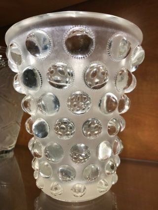 A very rare Rene Lalique “Bammako” pattern vase dating to circa 1933 3