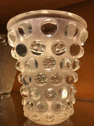 A very rare Rene Lalique “Bammako” pattern vase dating to circa 1933 5