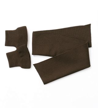 Vtg Dark Brown Knit Cuff & Waistband Set For A2 G - 1 G1 A1 Flight Jacket Wwii
