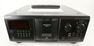 Vintage Sony Megastorage 300 Cd Compact Disc Player Model Cdp - Cx355