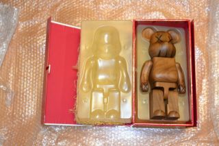 Kaws 400 Wood Wooden Bearbrick Be@rbrick Rare