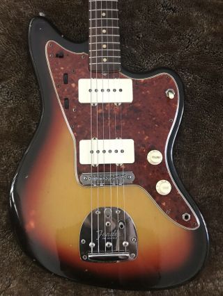 Vintage Fender 1965 Jazzmaster Sunburst with Mastery bridge - Pre CBS SPECS 2