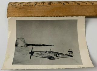 Wwii Photo P - 51 Mustang Fighter Aircraft Spare Parts Nose Art 43 - 6623