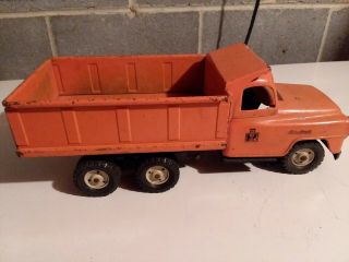 Vintage Tru Scale Toy Pressed Steel International Harvester Hydraulic Dump Truck