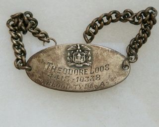 Wwii U.  S.  Merchant Marine I.  D.  Bracelet