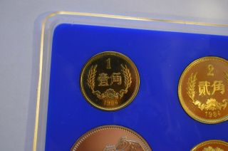 Extreme Rare 1984 China Great Wall Year of Rat Sheng Yang proof Coin Set 8 8