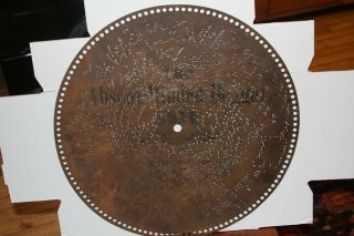 13 Rare 19 5/8 Music Box Discs Antique Polyphon,  Regina Rare Titles 1890 ' s 8