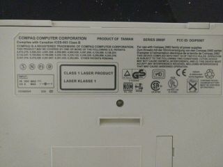 Compaq LTE 5400 Series 2880F Laptop Computer with Power Cord Vintage 1997 6