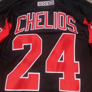 Vintage CCM Chris Chelios Detroit Red Wings Hockey Stitched Jersey Mens Large 2