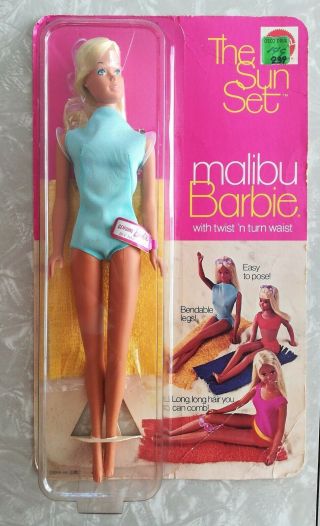 Vintage Barbie Doll Barbie The Sunset Malibu Tnt Bendable Legs Nrfb