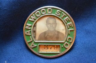 Alan Wood Steel Co.  Wwii Era Employee Badge