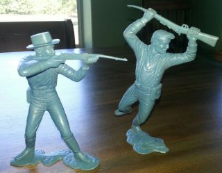 Louis Marx & Co.  U.  S.  Calvary Soldiers From Play Set