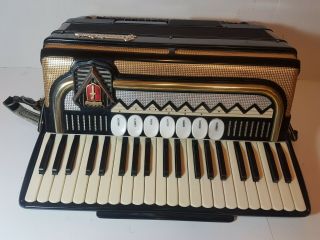 Vintage Frontalini Piano Accordion Sn:7623 - Made In Italy