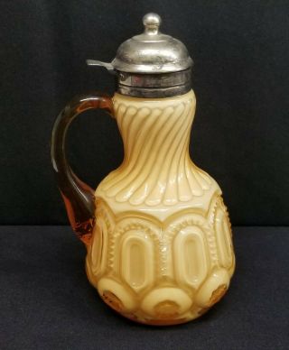 Moon And Star Glass LG Wright Syrup Pitcher SAMPLE TEST PIECE 1 OF 1 RARE 2