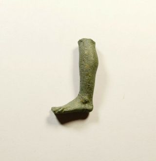 Ancient Roman Bronze Leg from Statue - circa 100 - 300 AD 3