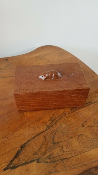 Robert Thompson Mouseman Trinket Box