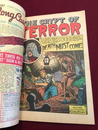 Tales of Terror Annual 1 RARE Pre - Code EC Horror Giant Comic 1951 CGC 2.  5 4