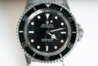 Vintage Rolex 5513 Rolex Submariner Ref 5513 Dive Wristwatch Gloss Dial 1980s 2