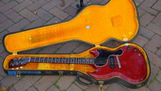 1961 Gibson Les Paul Jr Vintage Electric Guitar,  Ohsc