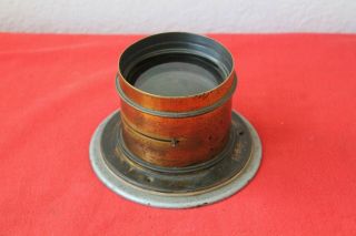 Steinheil In Munchen No.  : 39458 Antique Brass Barrel Lens